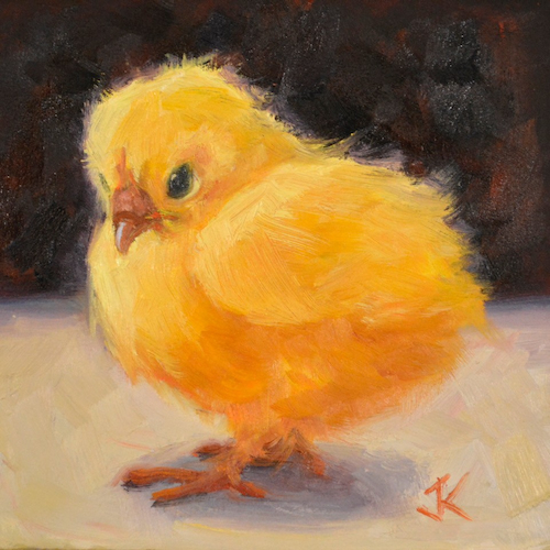 Fluffy Nugget 5x5 $260 at Hunter Wolff Gallery